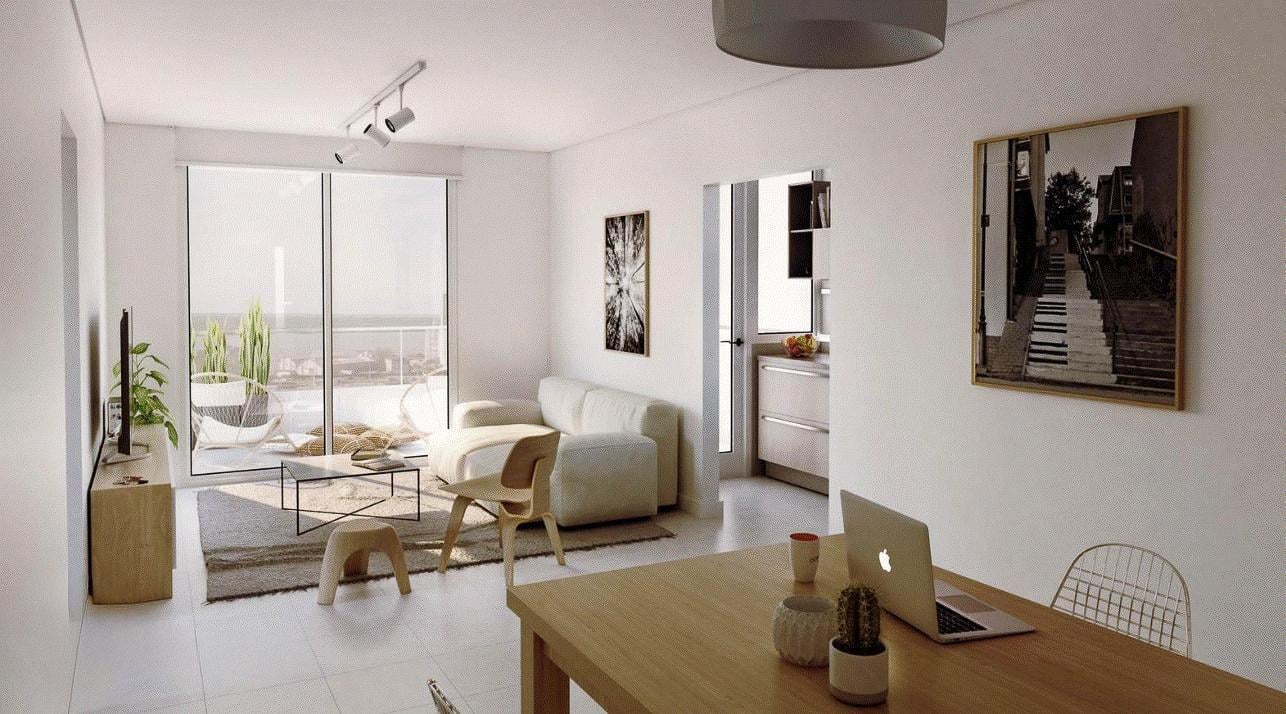 Venta departamento de 2 dormitorios con balcón y amenities en Puerto Norte, Rosario