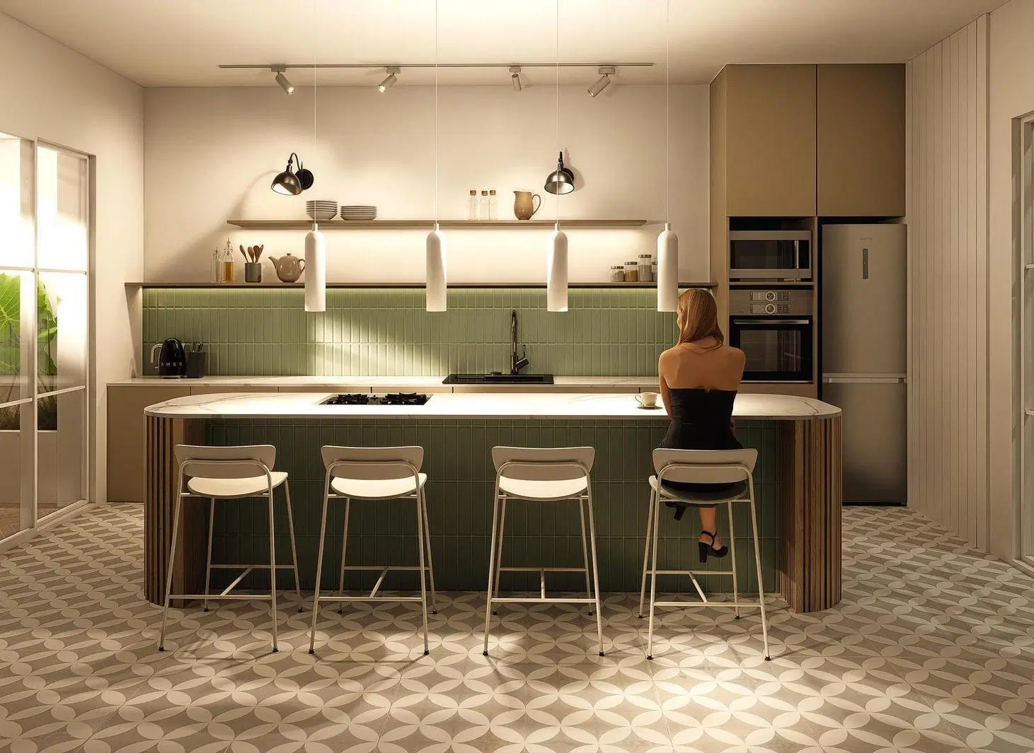 Venta casa de pasillo de 2 plantas con 3 dormitorios + 2 patios barrio Abasto, Rosario 2