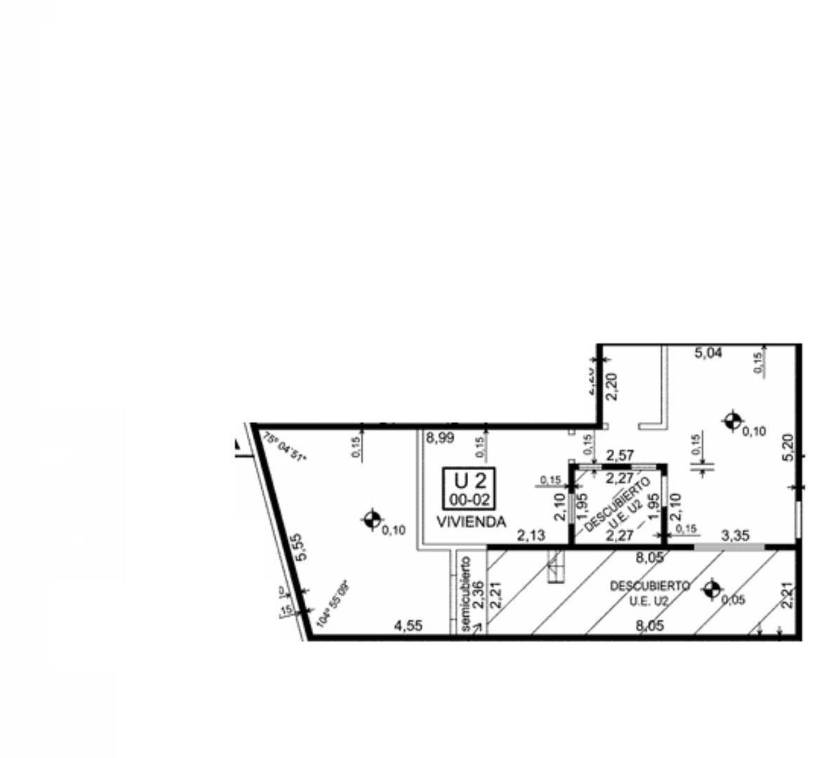 Venta departamento de pasillo barrio La heras
