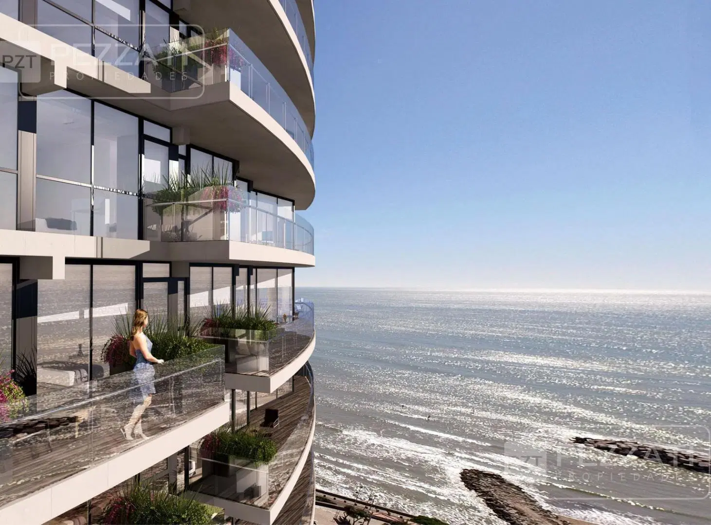 Departamento en venta de 2 amb. de 95 mts2. z/ Playa Grande. Cochera. Amenities 2