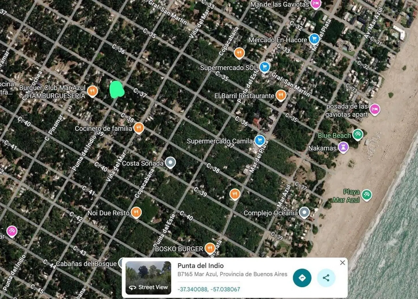 Lote en venta – Mar Azul, Partido de Villa Gesel. 1