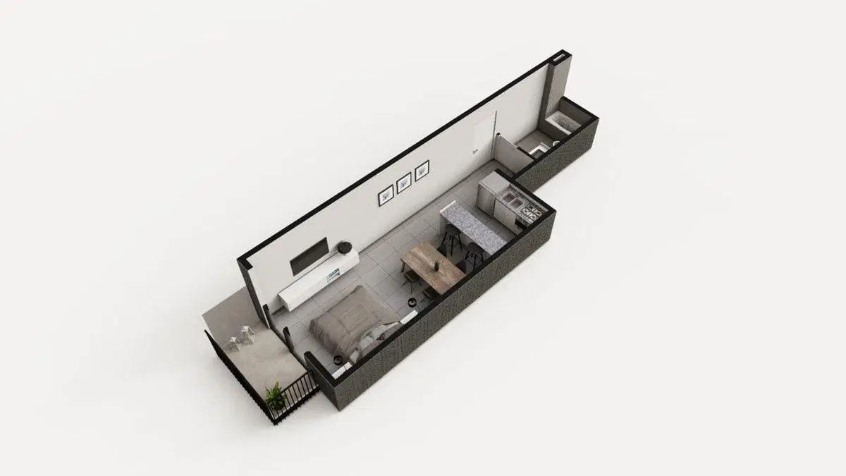 VENTA MONOAMBIENTE- POZO- FINANCIACION- CORONADO 3