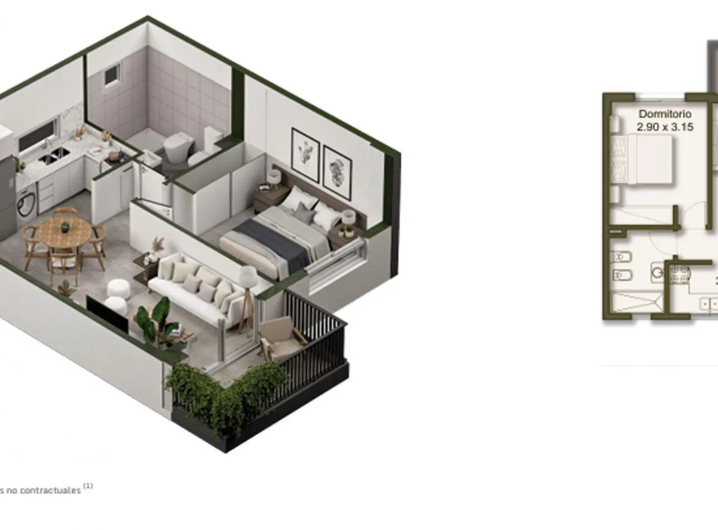 VENTA DTO 2 AMBIENTES M CORONANDO BALCON FINANCIA 4