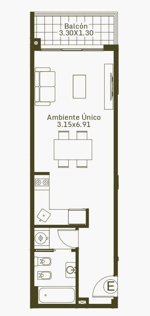 Foto de VENTA DEPTO MONOAMBIENTE MORÓN CENTRO - FINANCIADO, imagen 3