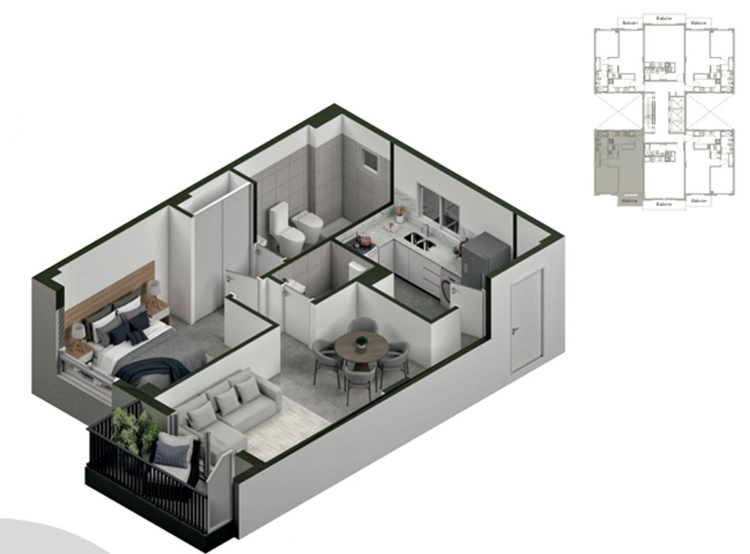 Foto de VENTA DPTO 2 AMB MORÓN FRENTE -BALCÓN- FINANCIA!, imagen 4