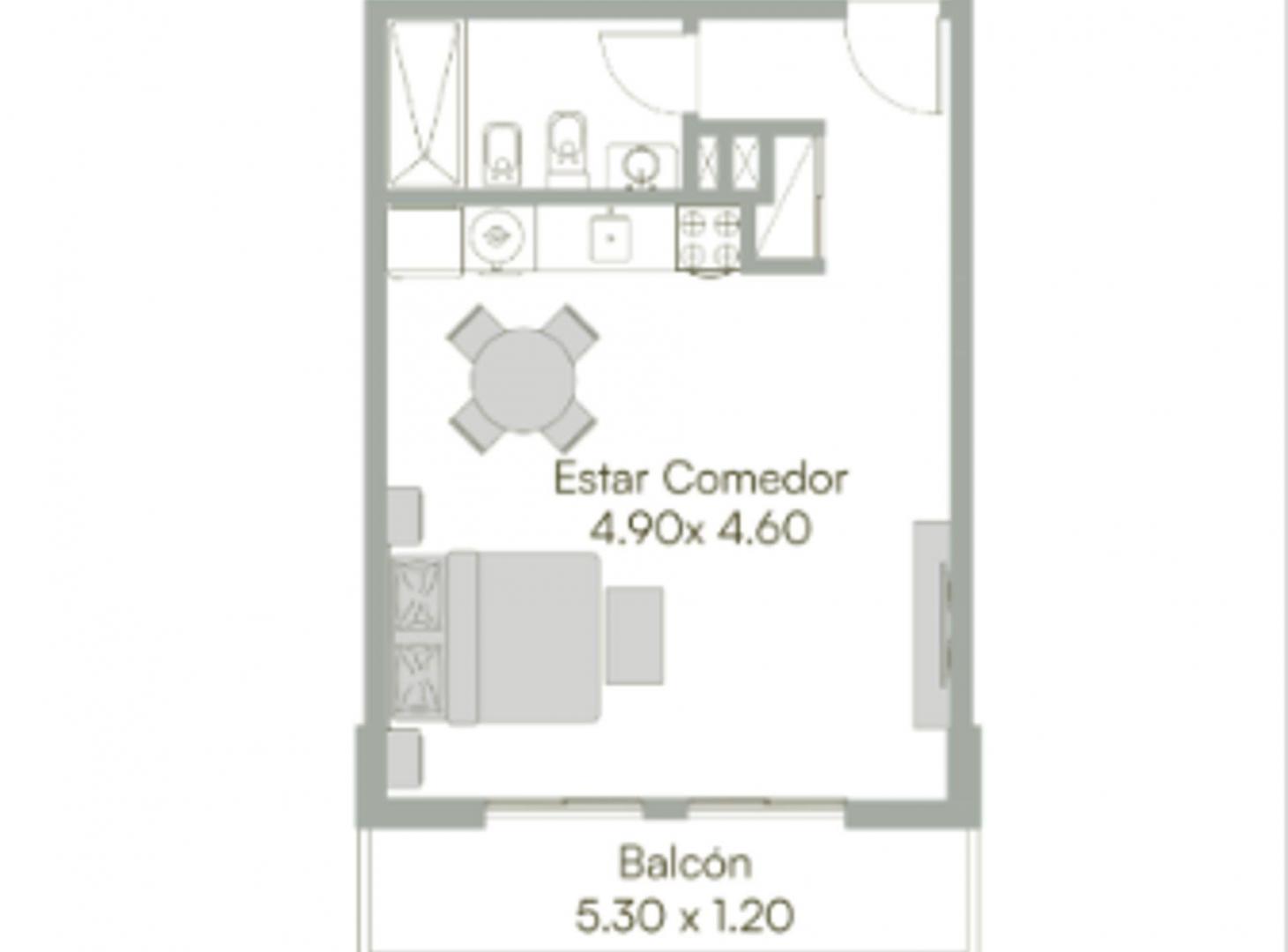 Foto de VENTA DPTO MONO MORÓN FRENTE -BALCÓN- FINANCIA!, imagen 1