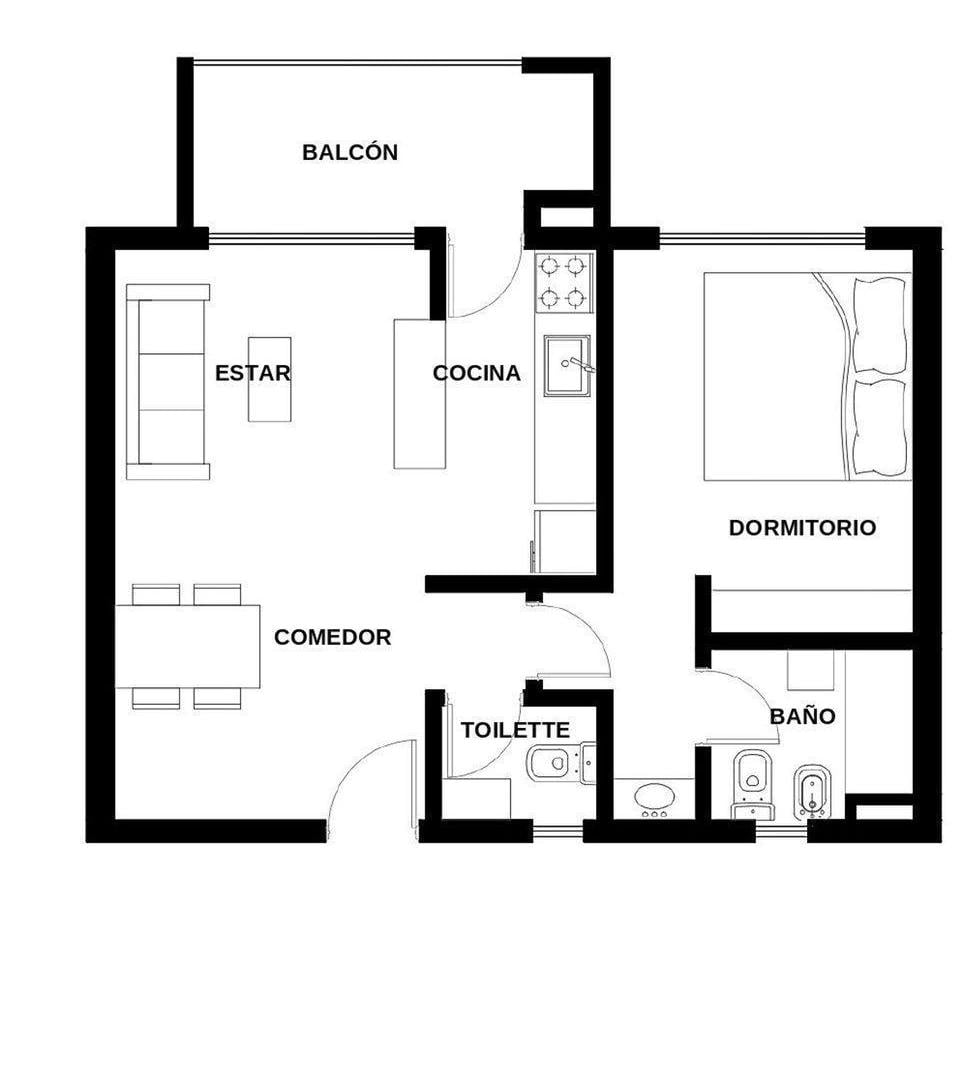 Foto de VENTA DEPTO 2AMB EN HURLINGHAM Financiado, imagen 3