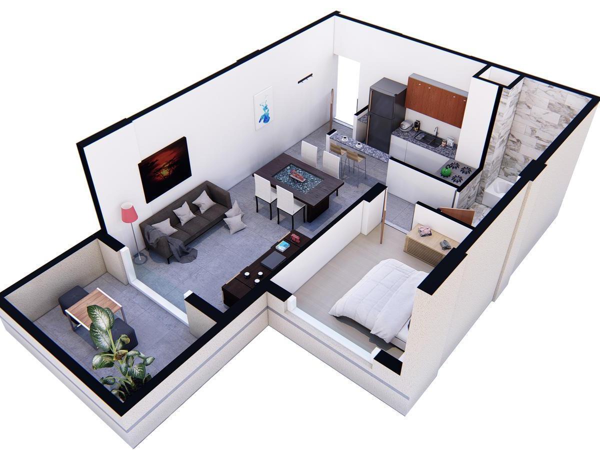 Departamento 3 Ambientes Frente Piso 3 B - General San Martin 2