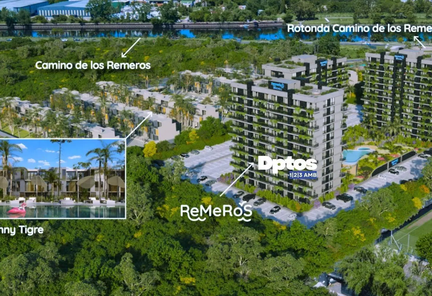 Departamento en Venta 2 ambientes con Balcón Terraza- Tigre 5