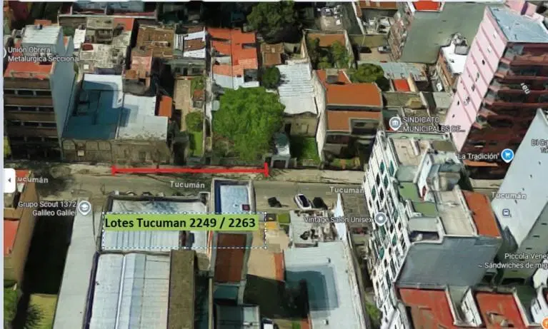 Venta  3 Terrenos en Block  en S.Martin(Ctro), BS.AS. 5