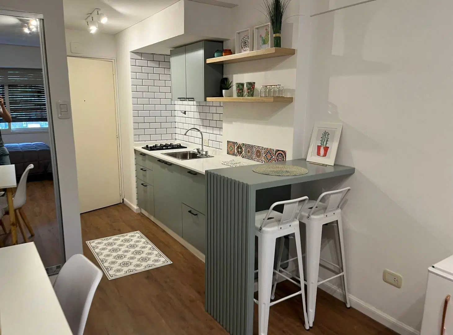 Monoambiente en alquiler temporario en Recoleta, Totalmente Equipado, Reciclado 3