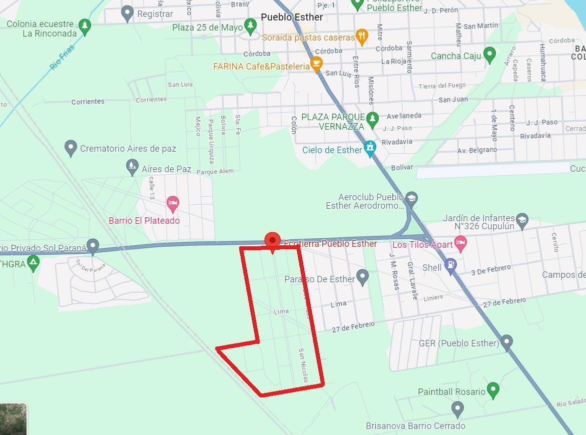 Venta - Lote en Esquina de 300 m² - Ecotierra, Pueblo Esther 2