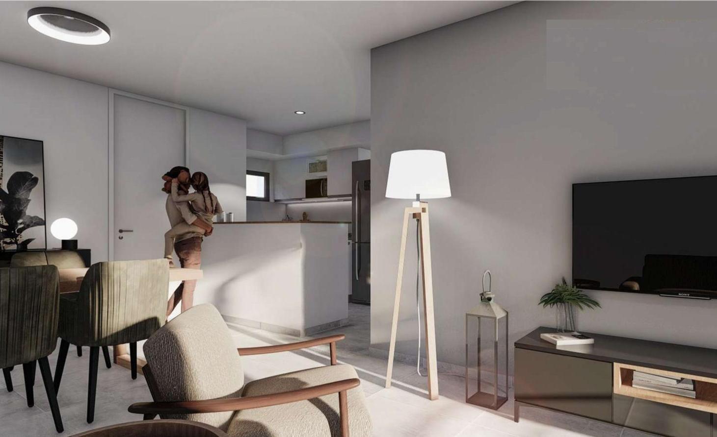 VENTA - Departamento de 2 dormitorios al frente - Lourdes, Rosario.