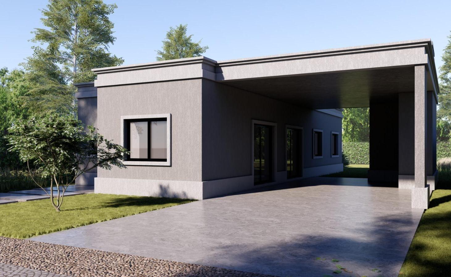 VENTA - Casa en construcción de 3 dormitorios y piscina - Punta Chacra, Roldán.