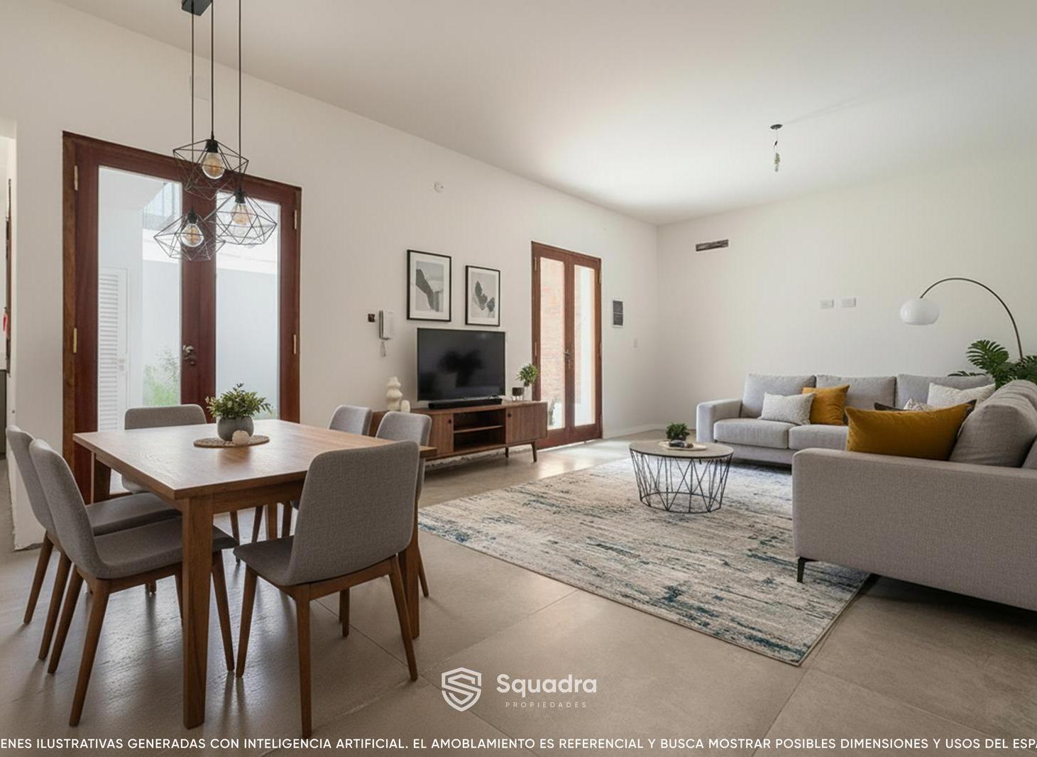 VENTA - Casa de pasillo de 2 dormitorios con patio. Barrio Lourdes, Rosario. APTO CRÉDITO.