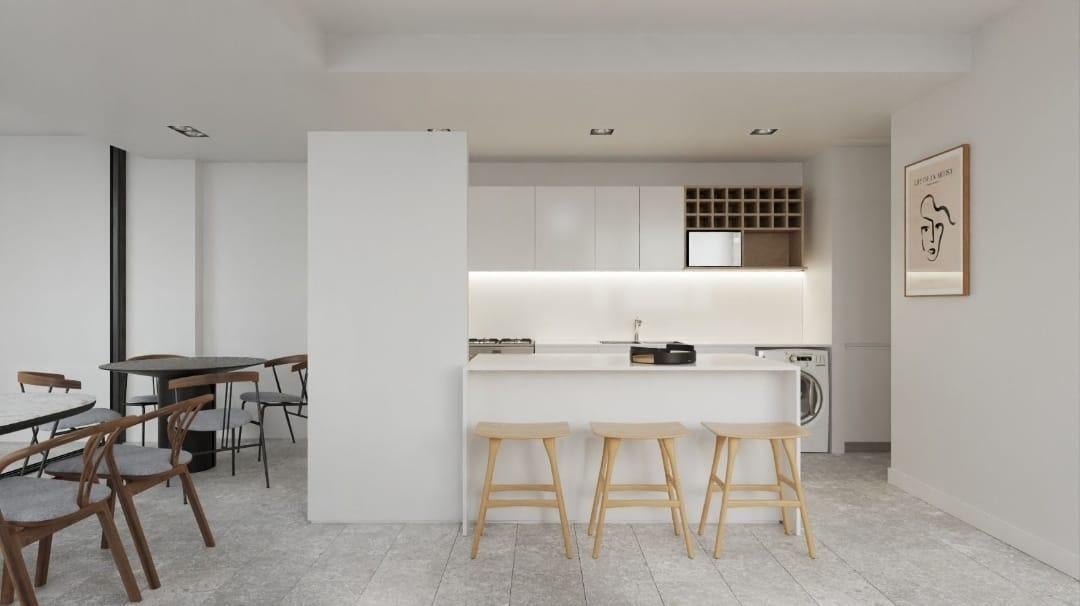 VENTA - Departamento en construcción de 2 dormitorios con balcón. Calidad Terraz - Cura, Rosario.