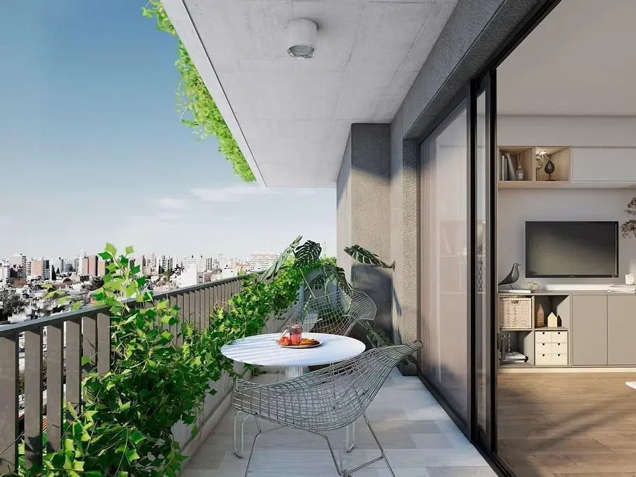 VENTA  - Departamento en construcción de 1 dormitorio con balcón. Calidad Terraz - Martin, Rosario. 4