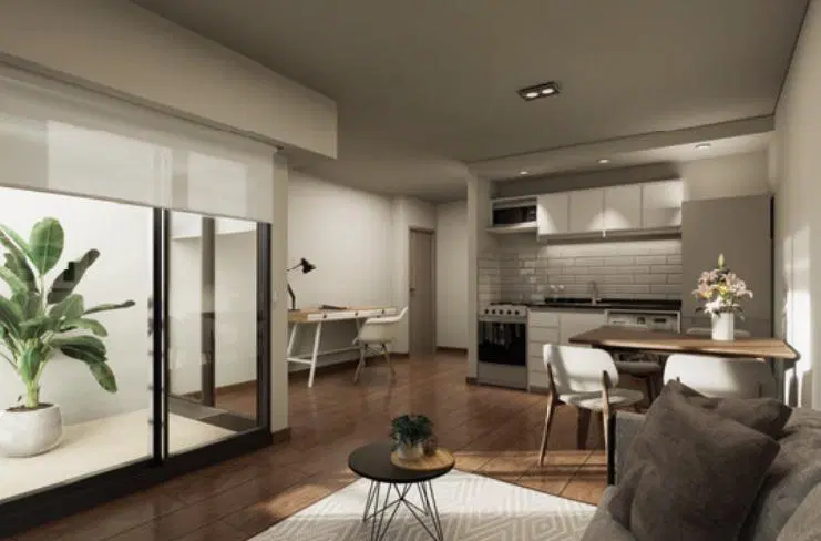 VENTA - Departamento 1 dormitorio con balcón al contrafrente oeste - Zona Centro, Rosario. 4