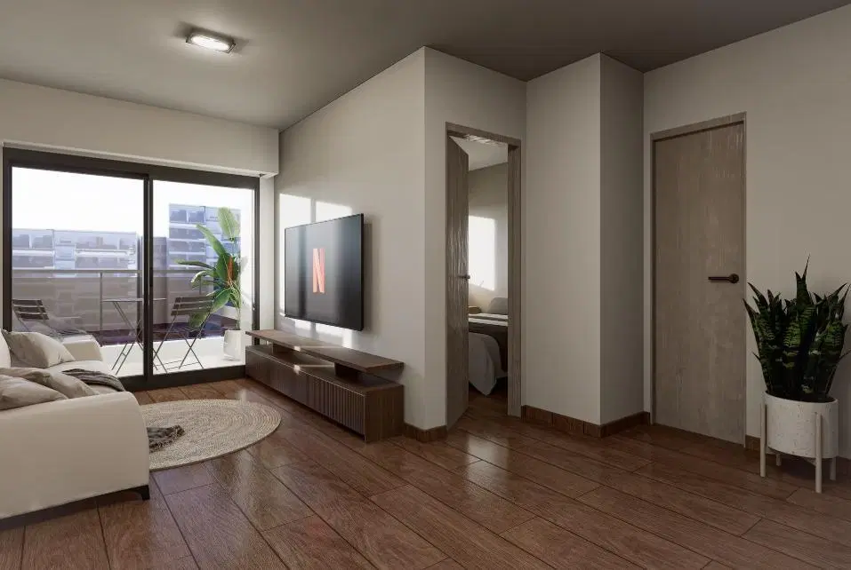 VENTA - Departamento 1 dormitorio con balcón al frente este - Barrio Martin, Rosario. 4