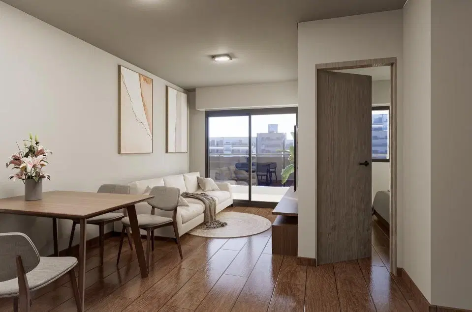VENTA - Departamento 1 dormitorio con balcón al frente este - Barrio Martin, Rosario. 5