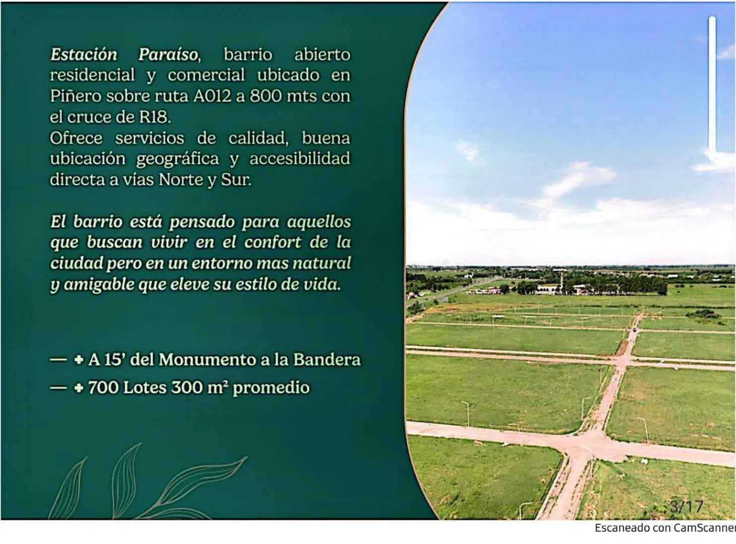 VENTA | PERMUTA - Lotes ubicados en Piñero, Santa Fe. Superficie desde 300 m² - APTO CRÉDITO. 8