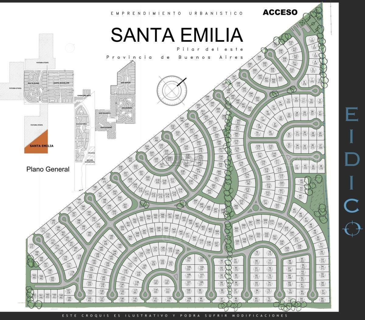 Terreno en Santa Emilia
