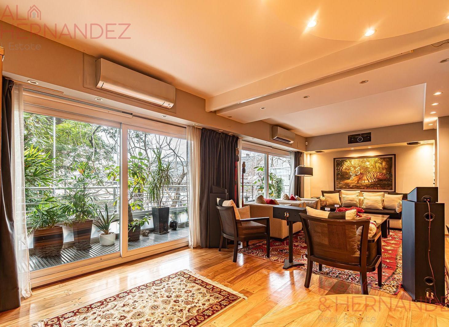 Venta Impecable Departamento 4 ambientes en Rosedal, Palermo con cochera