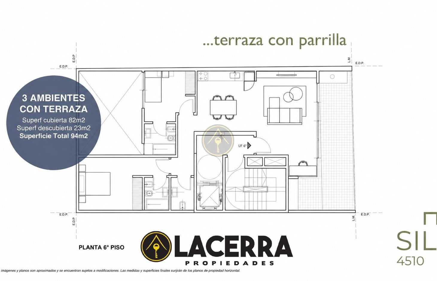 Foto de Departamento 3 ambientes con terraza de categoria en Nuñez, imagen 4