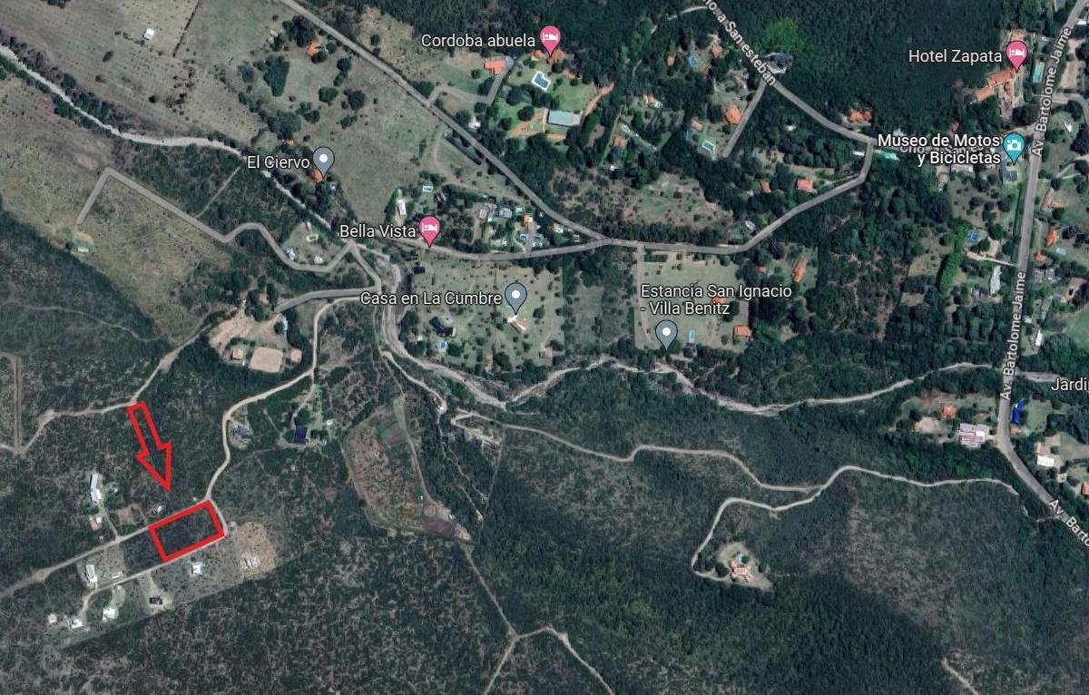 Liquido Lote en Cruz Chica, La Cumbre con Una Vista Increíble! 1