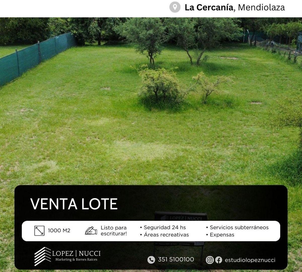 OPORTUNIDAD LOTE LA CERCANIA MENDIOLAZA