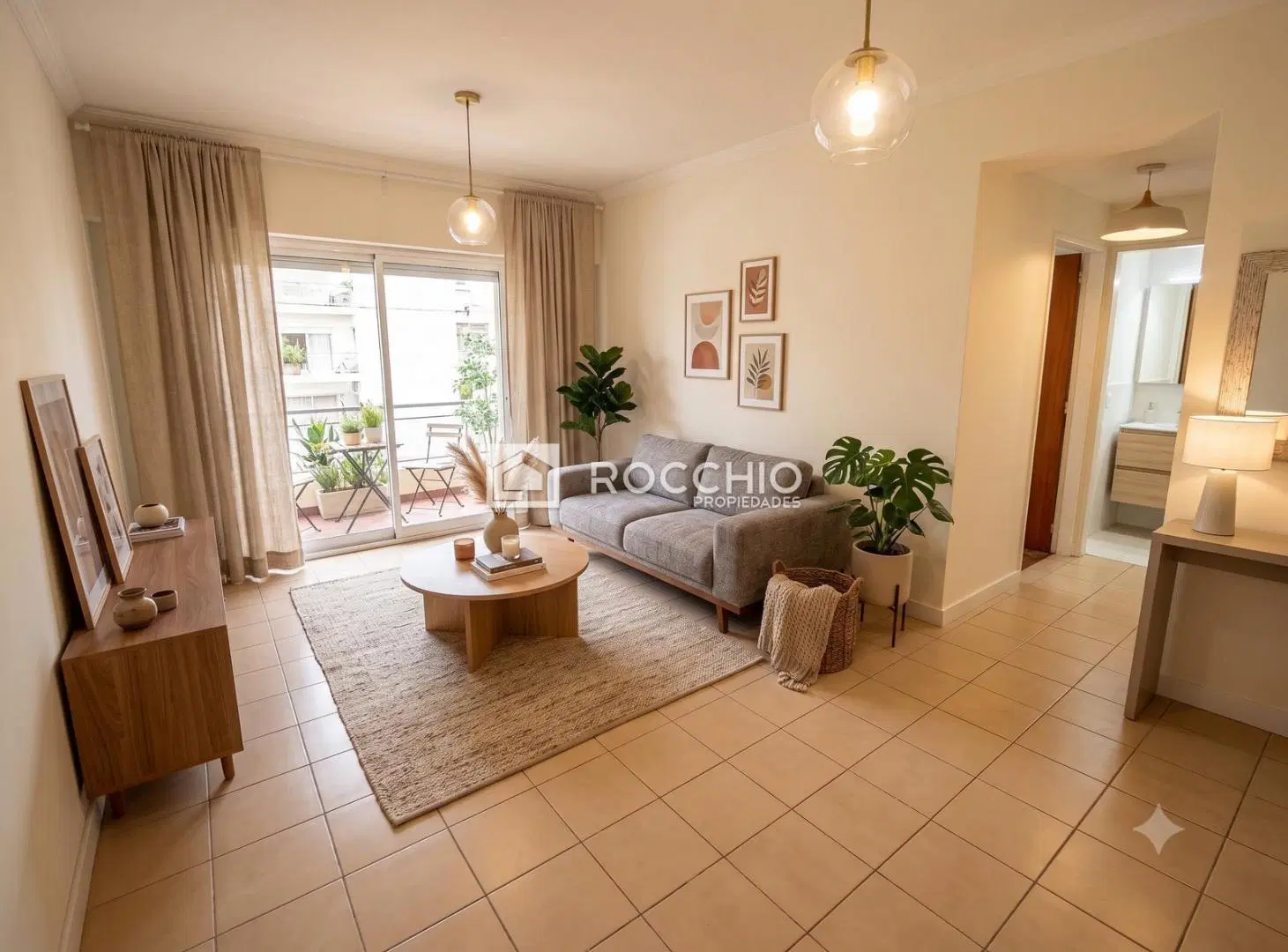 Departamento 2 ambientes en alquiler Ballester 4