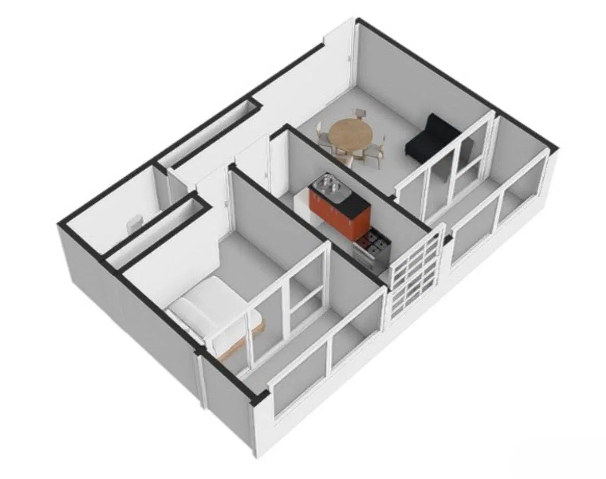 VENTA DOS AMBIENTES FLORES 2 BALCONES 55 METRO 3