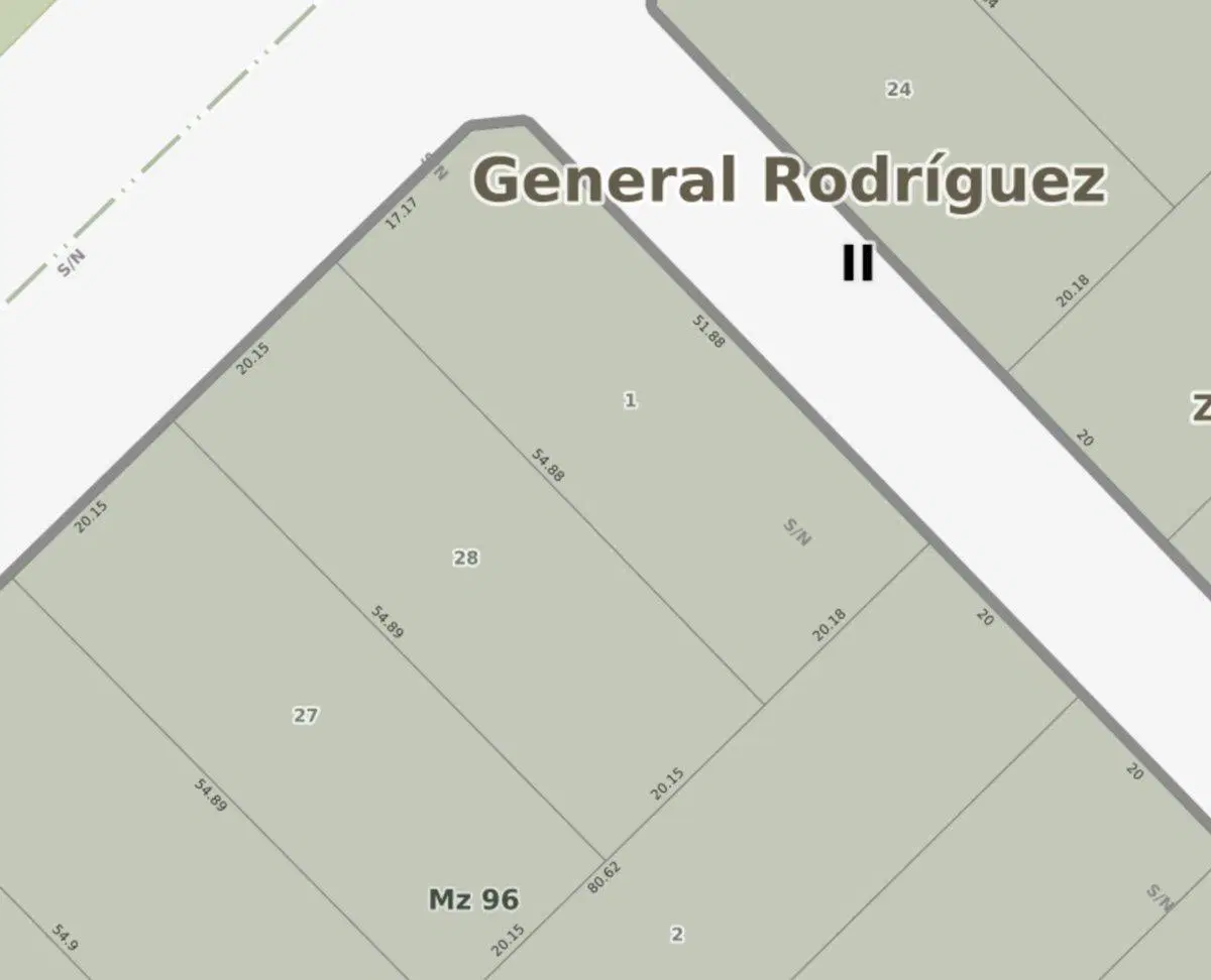 VENTA LOTE DOBLE GENERAL RODRIGUEZ 2.207M² APROX 4