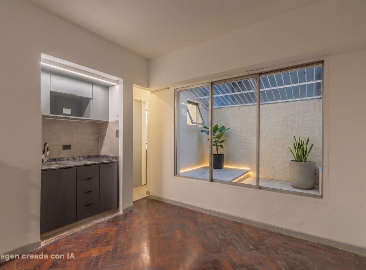 Foto de VENTA DEPARTAMENTO MONOAMBIENTE C/ PATIO BALVANERA, imagen 4