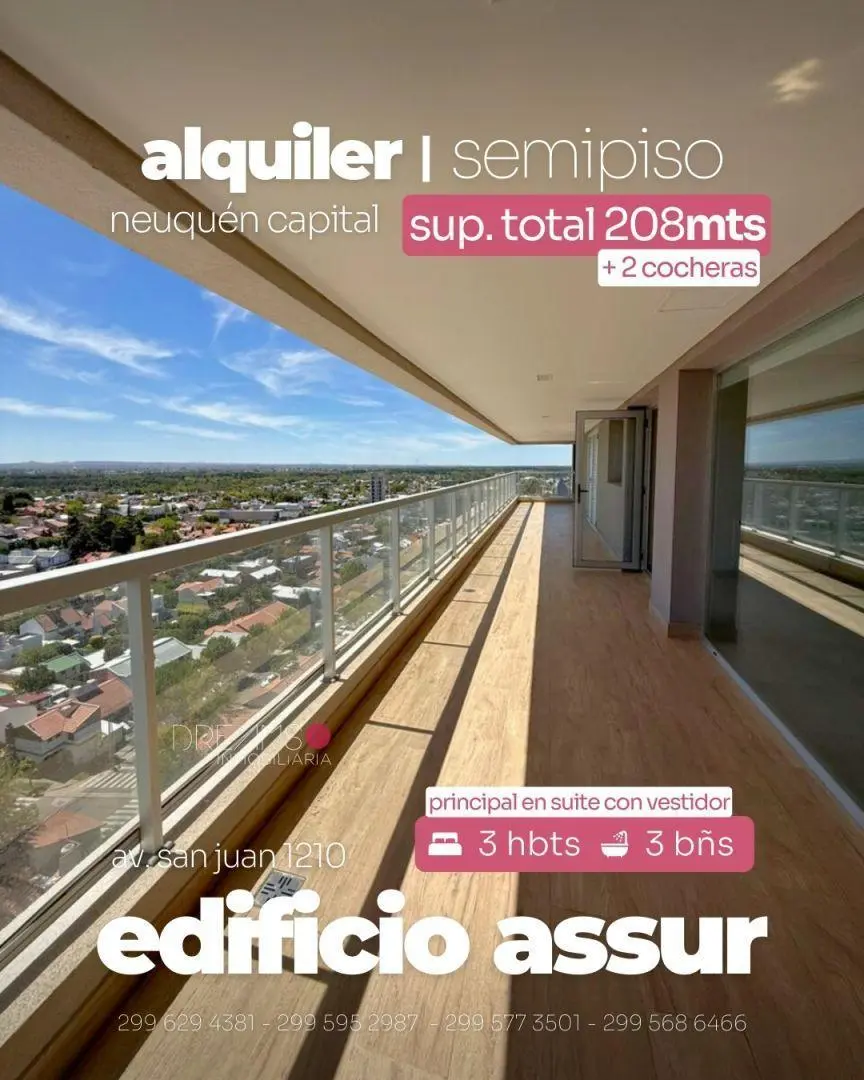 Departamento 0 ambientes 3 dormitorios. | Avenida San Juan al 1200 3