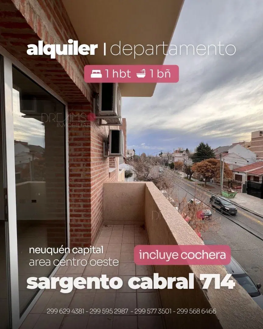 Departamento 0 ambientes 1 dormitorios. | SARGENTO CABRAL al 700 5