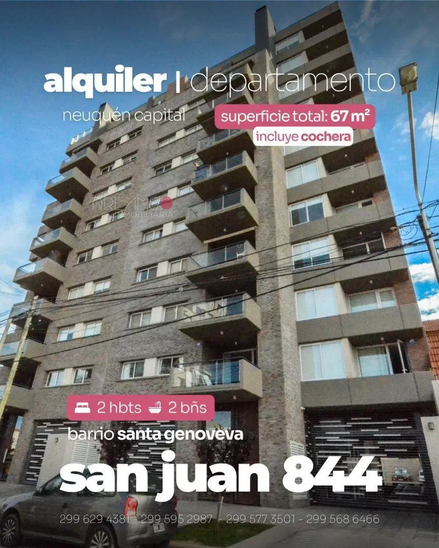 Departamento 0 ambientes 2 dormitorios. | San Juan al 800 2