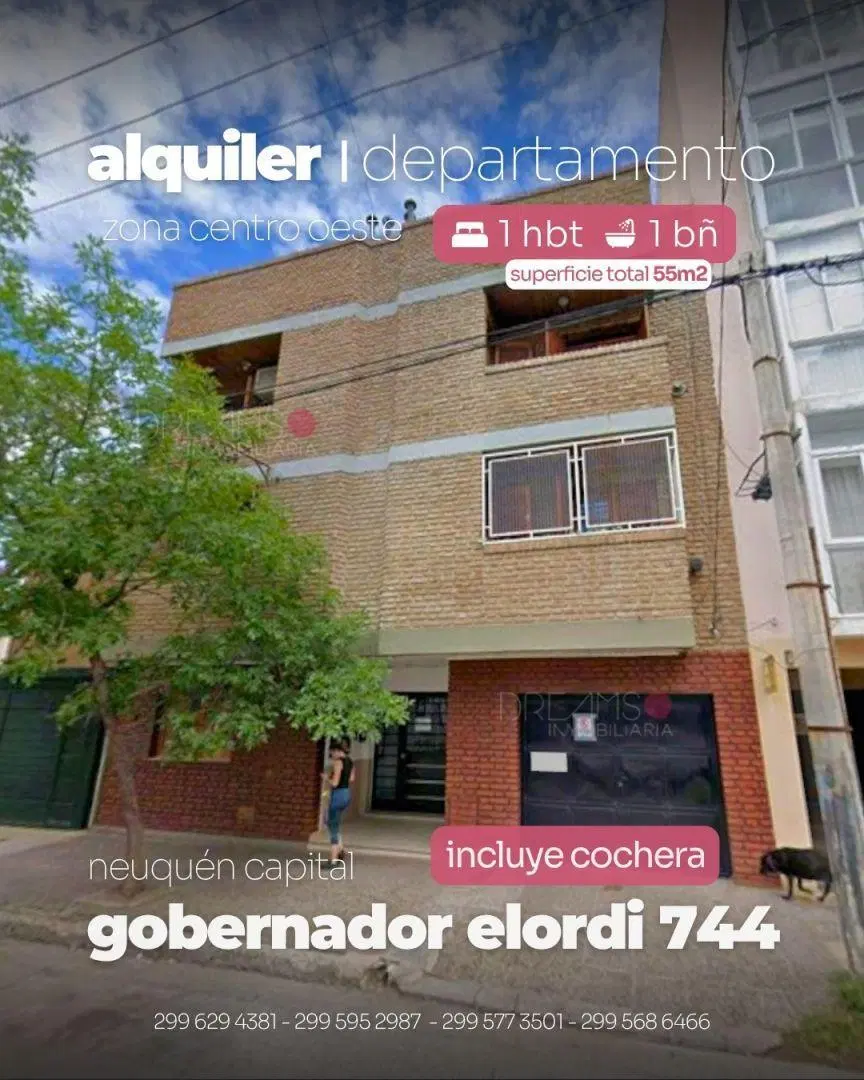 Departamento 0 ambientes 1 dormitorios. | Elordi al 700 3