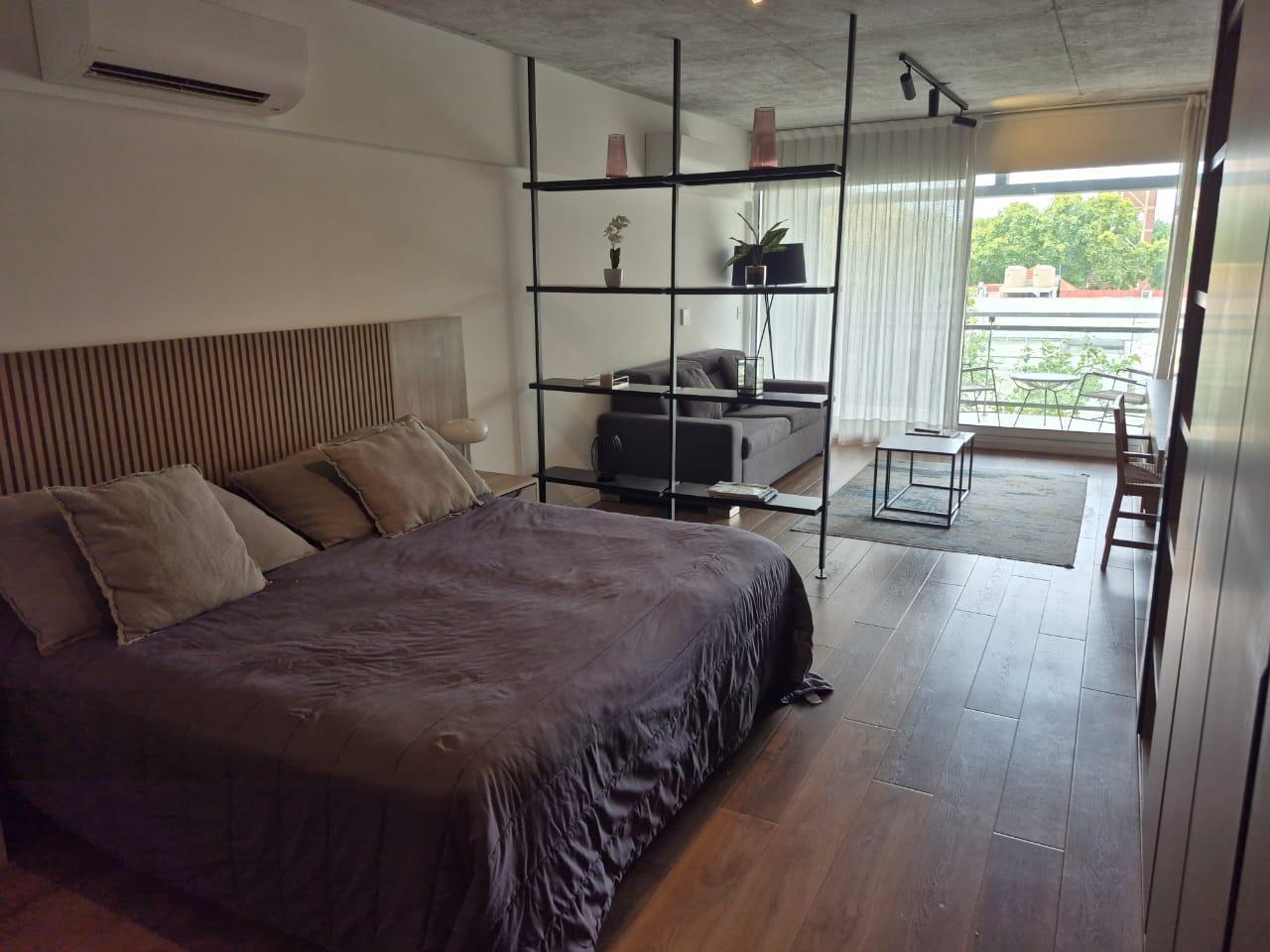 Monoambiente Premium en Alquiler Temporario c/ cochera – Distrito Quartier Retiro - Cuarto Piso