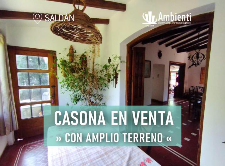 HERMOSA CASONA EN SALDÁN