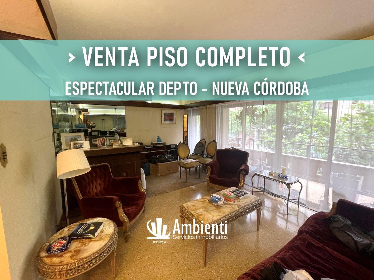 ESPECTACULAR DEPTO PISO COMPLETO - A RENOVAR - En Corazón de Nva Cba!