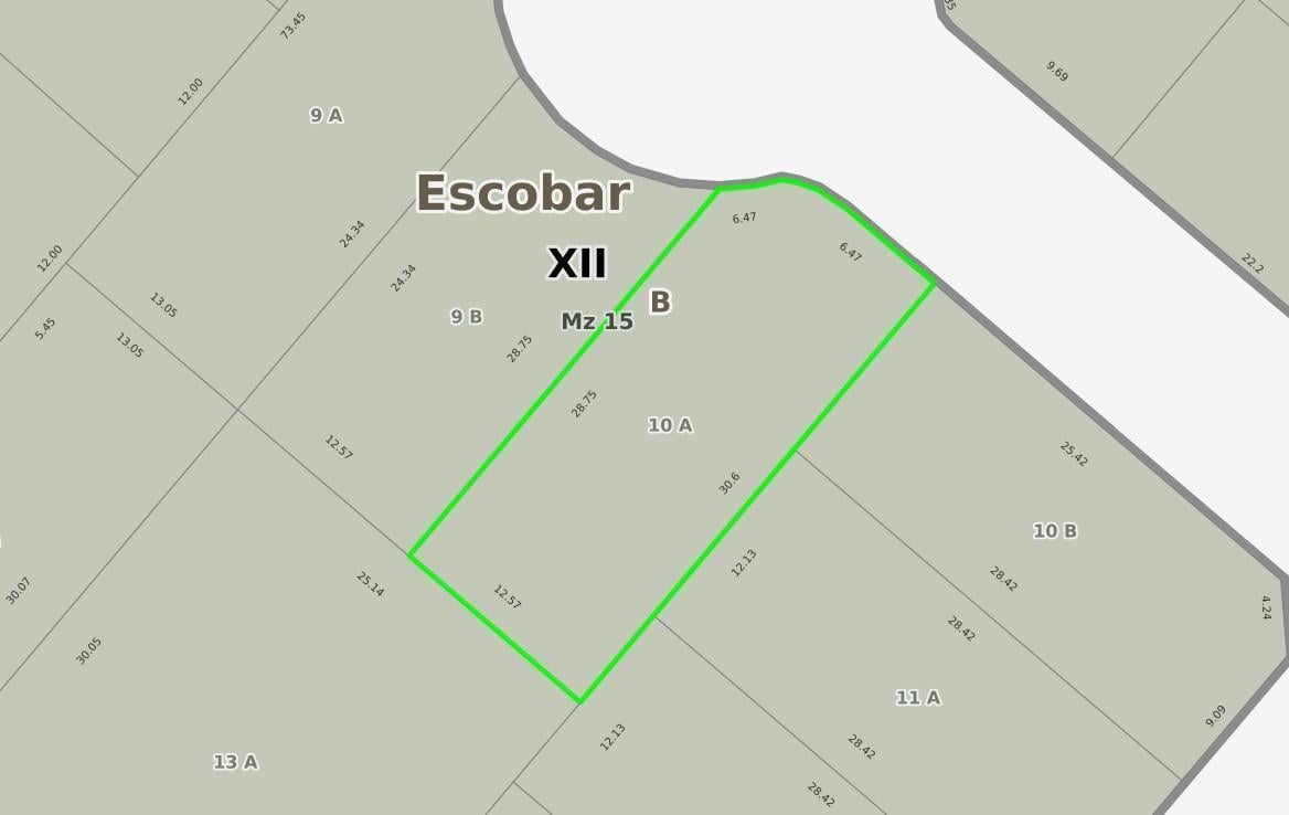 Lotes en venta | Calles Gaytán y Callao (Parcelas 10A y 10B) | Escobar