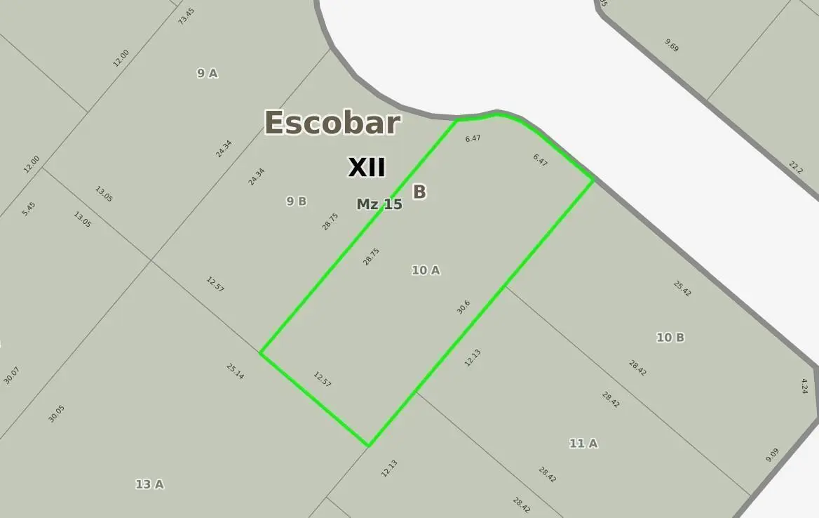 Lotes en venta | Calles Gaytán y Callao (Parcelas 10A y 10B) | Escobar 1