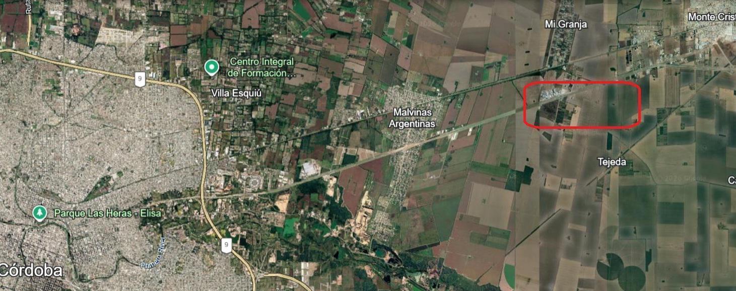 50 hectareas Rutal Nacional 19 Montecristo Cordoba para Parque Industrial x hectarea