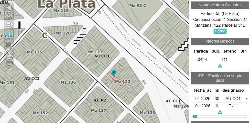 Terreno con buenos indicadores en zona facultades