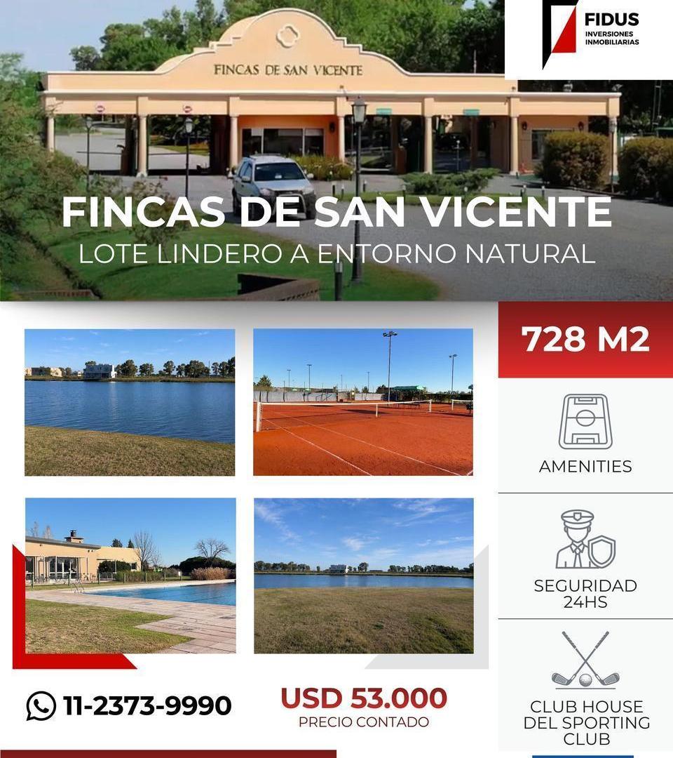 Foto de Lote Fondo a Laguna en Fincas de San Vicente I 728m², imagen 1