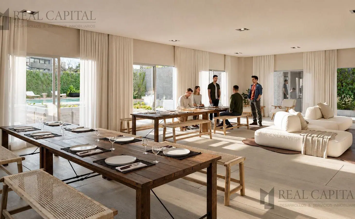 Monoambiente en construcción| Apto Profesional | Piscina, SUM y Parrillas | Casa Hidobro | Saveedra 4
