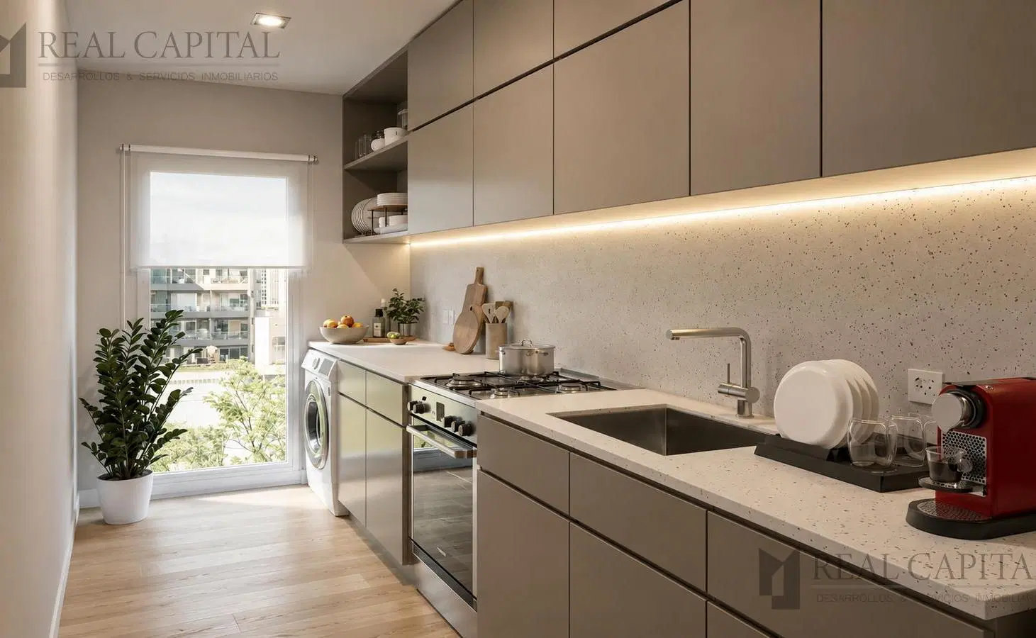Monoambiente en construcción| Apto Profesional | Piscina, SUM y Parrillas | Casa Hidobro | Saveedra 2