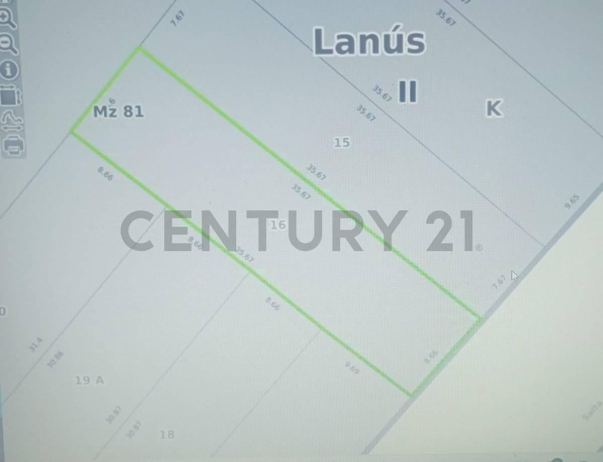 Foto de Venta de Lote 309 m2 en Lanús Este, Salta 2100 - LANUS, imagen 2