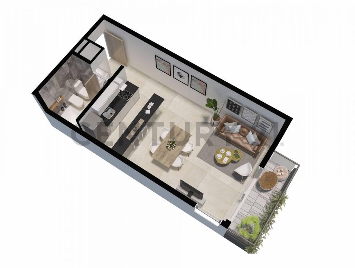 Foto de Venta Departamento MONOAMBIENTE en Lanús, imagen 4